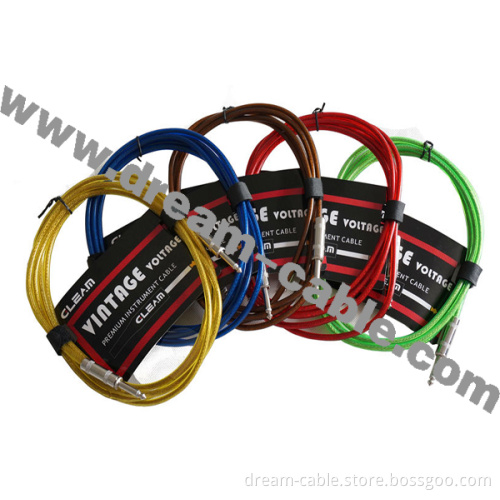 Assembly Fabric 6.35mm Mono Plug Guitar Cable